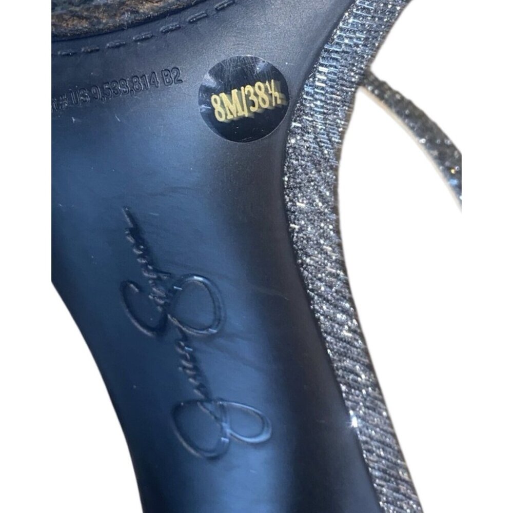 Jessica Simpson Annalesse High Heel Criss-Cross Strap Evening Sandal Size 8 - Picture 14 of 15